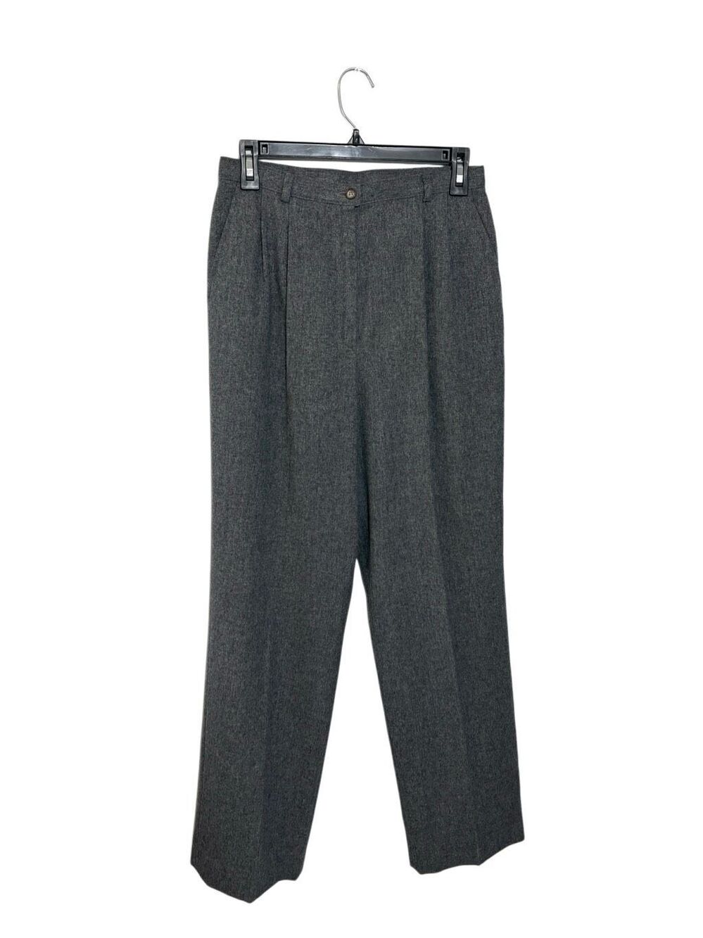 Vintage Pendleton 100% gray virgin wool trousers - 12
